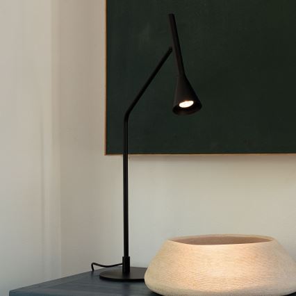 Ideal Lux - LED Stmievateľná dotyková stolná lampa DIESIS LED/6,5W/230V CRI 90 čierna