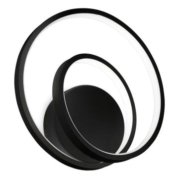 Ideal Lux - LED Stmievateľné nástenné svietidlo OZ LED/28W/230V CRI 90 čierna