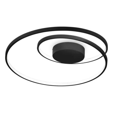 Ideal Lux - LED Stmievateľné stropné svietidlo OZ LED/48W/230V pr. 60 cm CRI 90 čierna