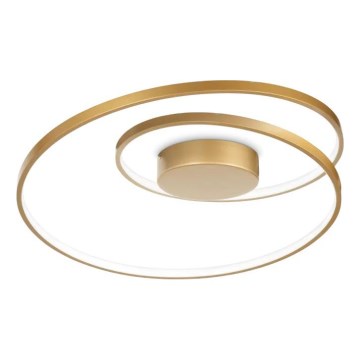 Ideal Lux - LED Stmievateľné stropné svietidlo OZ LED/48W/230V pr. 60 cm CRI 90 zlatá