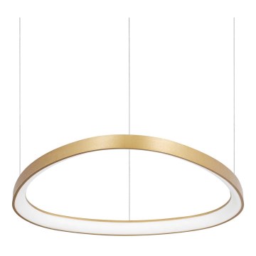 Ideal Lux - LED Stmievateľný luster na lanku GEMINI LED/48W/230V pr. 61 cm CRI 90 zlatá