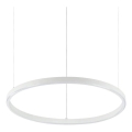 Ideal Lux - LED Stmievateľný luster na lanku ORACLE SLIM LED/29W/230V 3000K pr. 50 cm biela