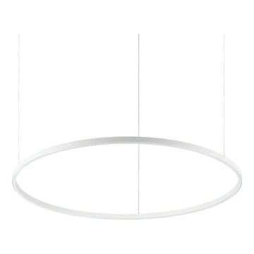 Ideal Lux - LED stmievateľný luster na lanku ORACLE SLIM LED/42W/230V 3000K CRI 90 pr. 90 cm biela