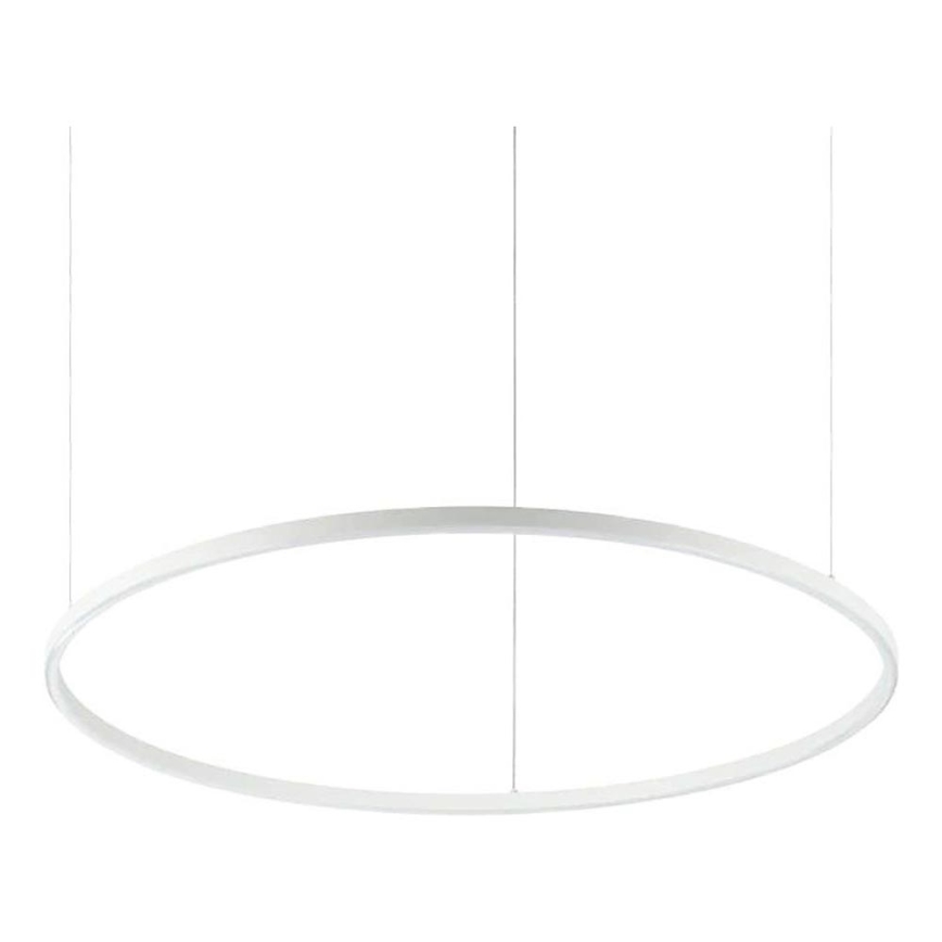 Ideal Lux - LED Stmievateľný luster na lanku ORACLE SLIM LED/43W/230V 3000K pr. 90 cm biela