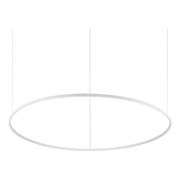 Ideal Lux - LED Stmievateľný luster na lanku ORACLE SLIM LED/83W/230V 4000K pr. 150 cm CRI 90 biela