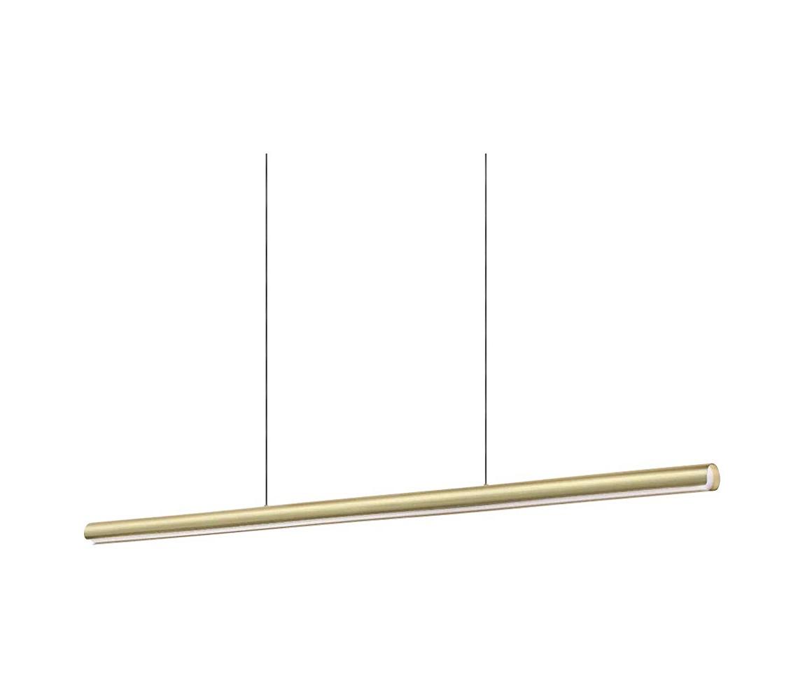 Ideal Lux - LED stmievateľný závesný luster na lankách DORICA LED/35W/230V CRI 90 140 cm mosadz 366449