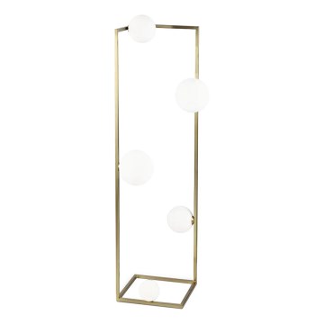 Ideal Lux - LED Stojacia lampa ANGOLO 5xG9/3W/230V mosadz