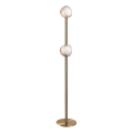 Ideal Lux - LED stojacia lampa BLOOM 2xLED/5,5W/230V CRI 90 zlatá/dymová béžová