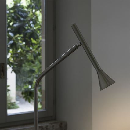 Ideal Lux - LED stojacia lampa DIESIS, 4,5 W/230 V, CRI 95, matný chróm