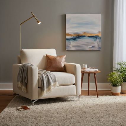 Ideal Lux - LED Stojacia lampa DIESIS LED/4,5W/230V CRI 95 zlatá