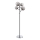 Ideal Lux - LED Stojacia lampa EQUINOXE 4xG4/2W/230V lesklý chróm/dymová