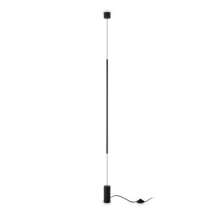 Ideal Lux - LED Stojacia lampa FILO LED/14W/230V 3000K CRI 90 čierna