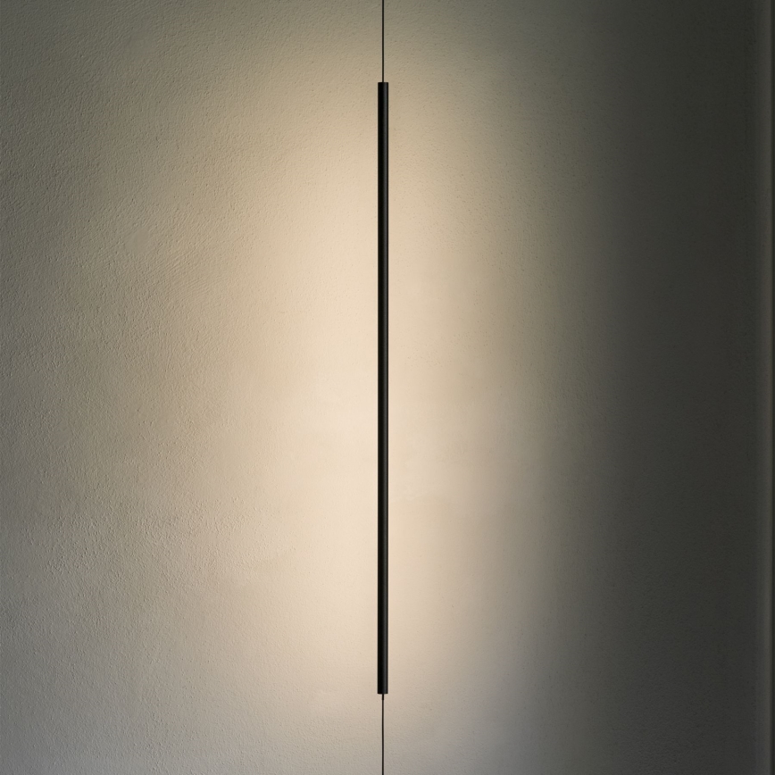 Ideal Lux - LED Stojacia lampa FILO LED/14W/230V 3000K CRI 90 čierna