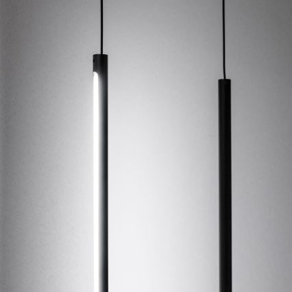 Ideal Lux - LED Stojacia lampa FILO LED/14W/230V 3000K CRI 90 čierna