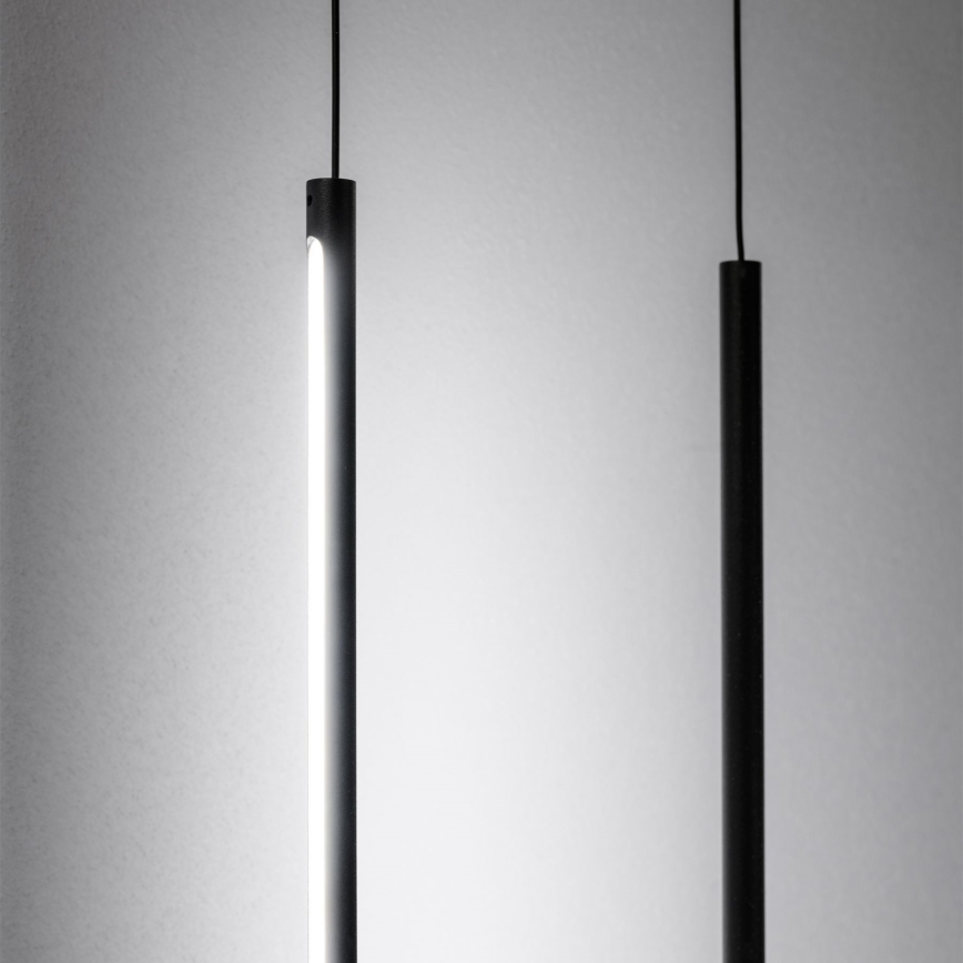 Ideal Lux - LED Stojacia lampa FILO LED/14W/230V 3000K CRI 90 čierna