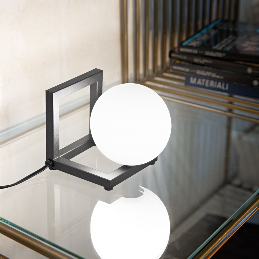 Ideal Lux - LED Stolná lampa ANGOLO 1xG9/3W/230V čierna