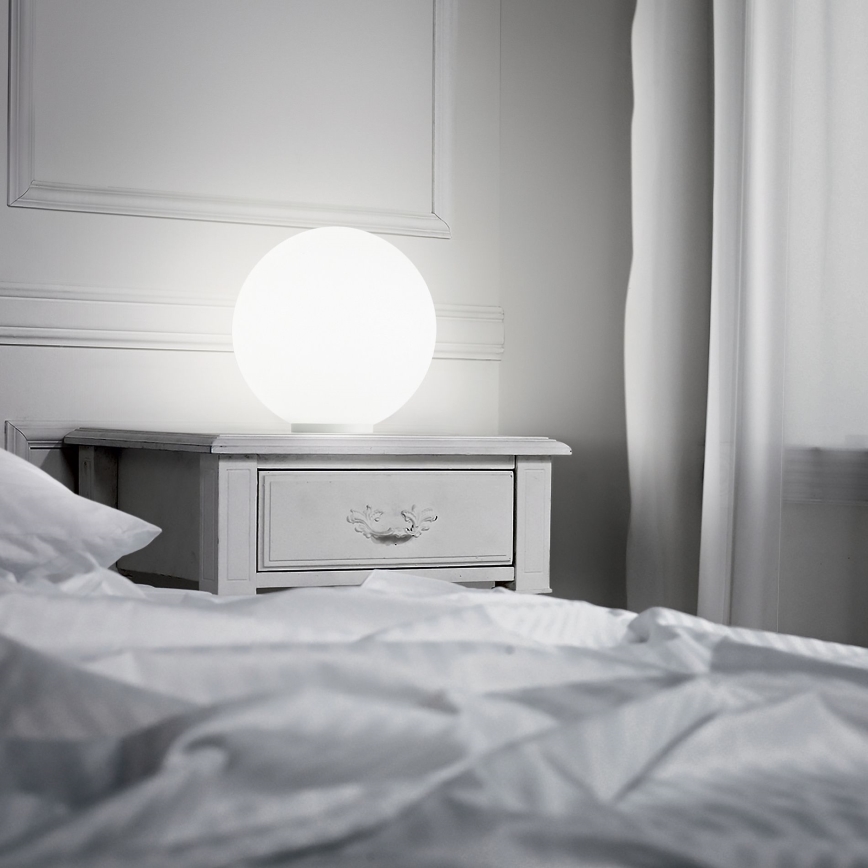 Ideal Lux - LED Stolná lampa MAPA 1xG9/3W/230V pr. 10 cm biela