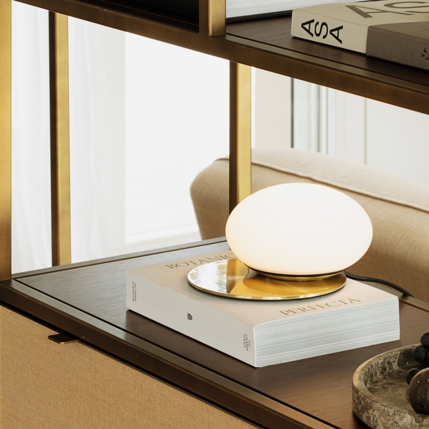 Ideal Lux - LED Stolná lampa NINFEA 1xGX53/9W/230V zlatá