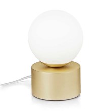 Ideal Lux - LED Stolná lampa PERLAGE 1xG9/3W/230V zlatá/biela