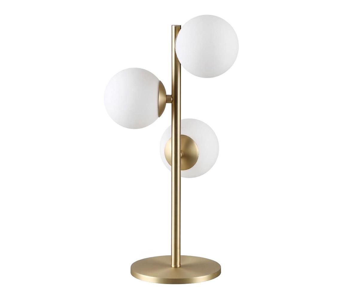 Ideal Lux - LED Stolná lampa PERLAGE 3xG9/3W/230V zlatá/biela 292472