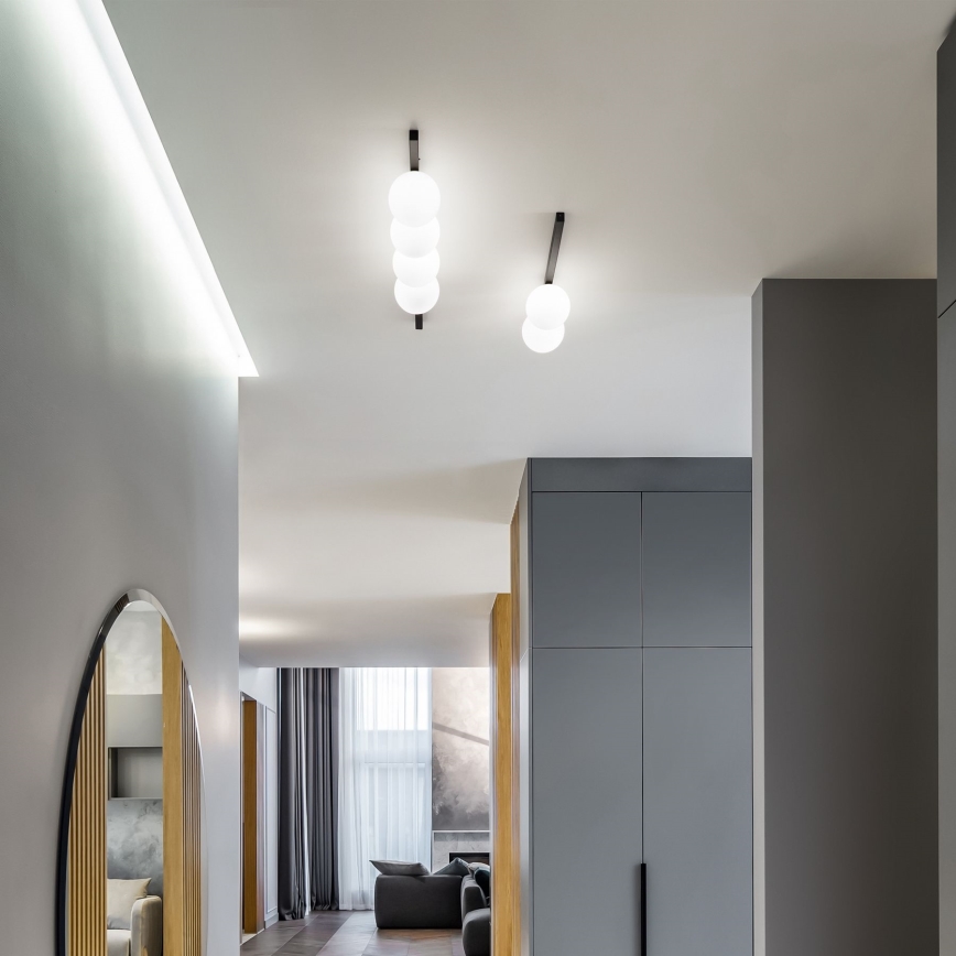 Ideal Lux - LED Stropné svietidlo BINOMIO 4xG9/3W/230V čierna