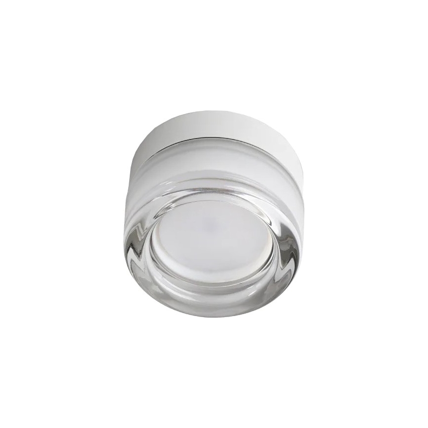 Ideal Lux - LED Kúpeľňové stropné svietidlo LOLLY 1xGX53/9W/230V pr. 10,5 cm IP44 biela/číra