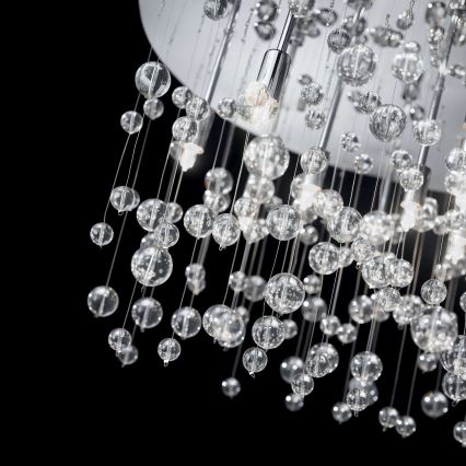 Ideal Lux - LED Stropné svietidlo NEVE 8xG9/3W/230V pr. 40,5 cm lesklý chróm