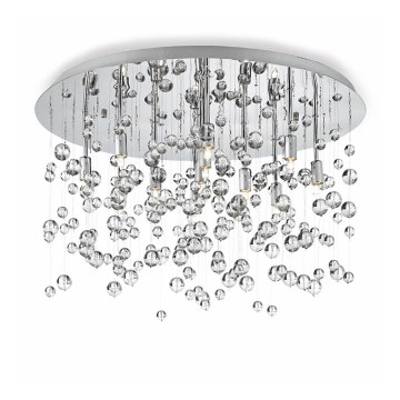 Ideal Lux - LED Stropné svietidlo NEVE 8xG9/3W/230V pr. 40,5 cm lesklý chróm