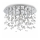 Ideal Lux - LED Stropné svietidlo NEVE 8xG9/3W/230V pr. 40,5 cm lesklý chróm