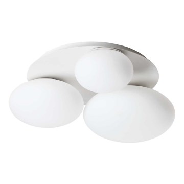 Ideal Lux - LED Stropné svietidlo NINFEA 3xGX53/9W/230V biela