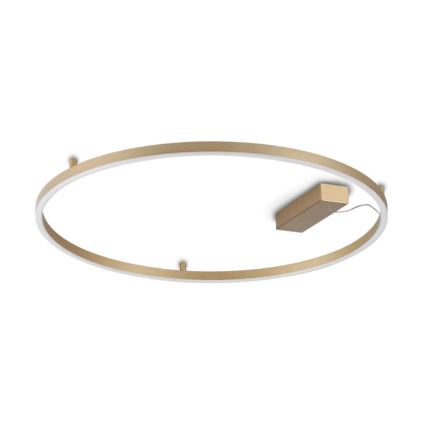 Ideal Lux - LED stropné svietidlo ORACLE SLIM LED/37W/230V 3000K CRI 90, priemer 70 cm, zlaté