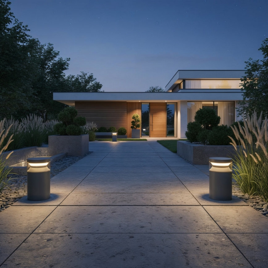 Ideal Lux - LED Vonkajšia lampa BOEING LED/14W/230V 15 cm CRI 90 IP65 antracit