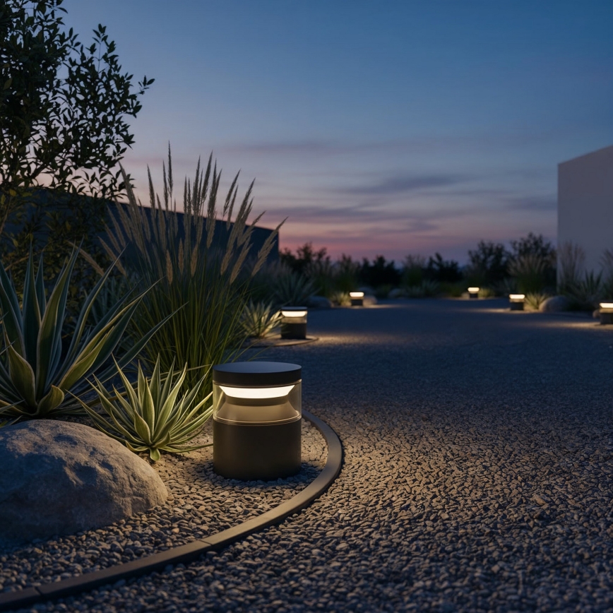 Ideal Lux - LED Vonkajšia lampa BOEING LED/14W/230V 15 cm CRI 90 IP65 čierna