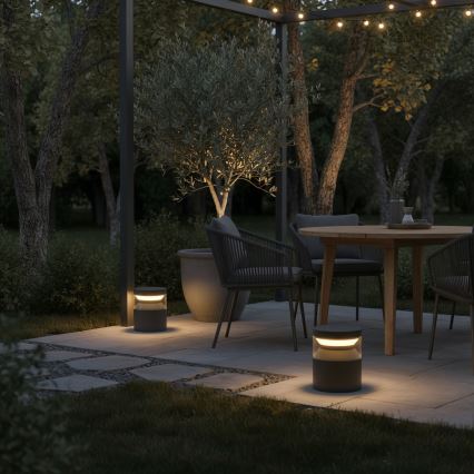 Ideal Lux - LED Vonkajšia lampa BOEING LED/14W/230V 15 cm CRI 90 IP65 čierna