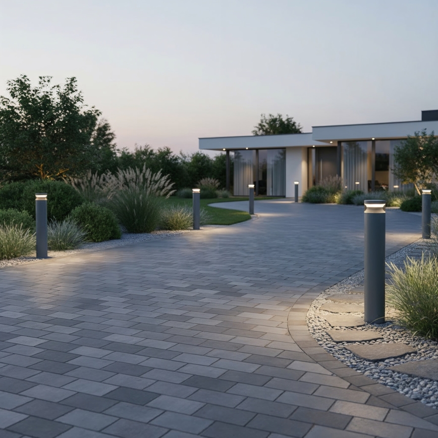 Ideal Lux - LED Vonkajšia lampa BOEING LED/14W/230V pr. 70 cm CRI 90 IP65 antracit