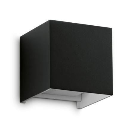 Ideal Lux - LED Vonkajšie nástenné svietidlo ATOM LED/12W/230V CRI 90 IP54 čierna