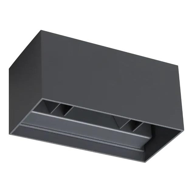 Ideal Lux - LED Vonkajšie nástenné svietidlo ATOM LED/25W/230V CRI 90 IP54 antracit