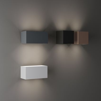 Ideal Lux - LED Vonkajšie nástenné svietidlo ATOM LED/25W/230V CRI 90 IP54 antracit