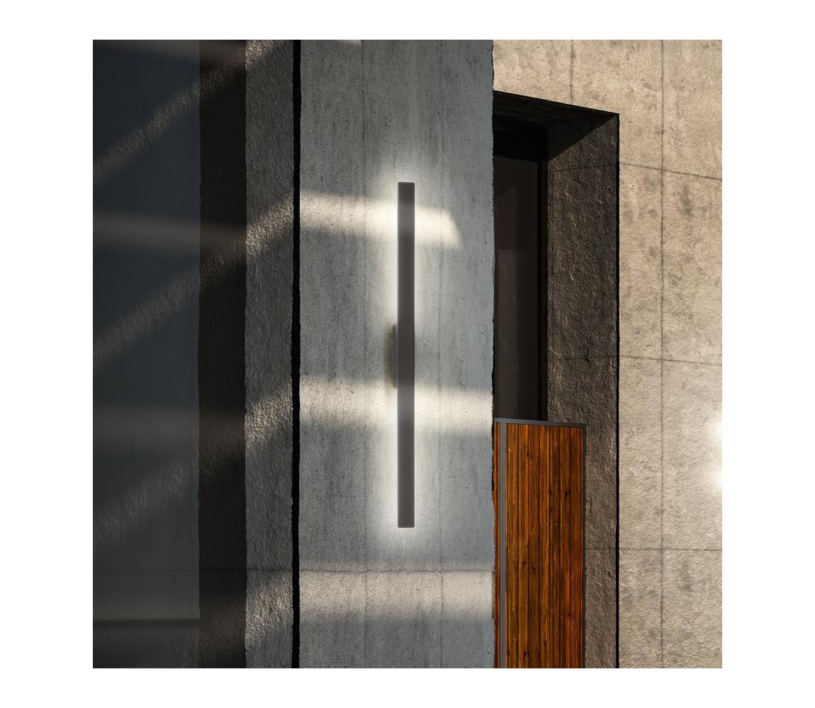 Ideal Lux - LED vonkajšie nástenné svietidlo LINEA LED/20W/230V CRI 90 104cm IP54 antracit 313467