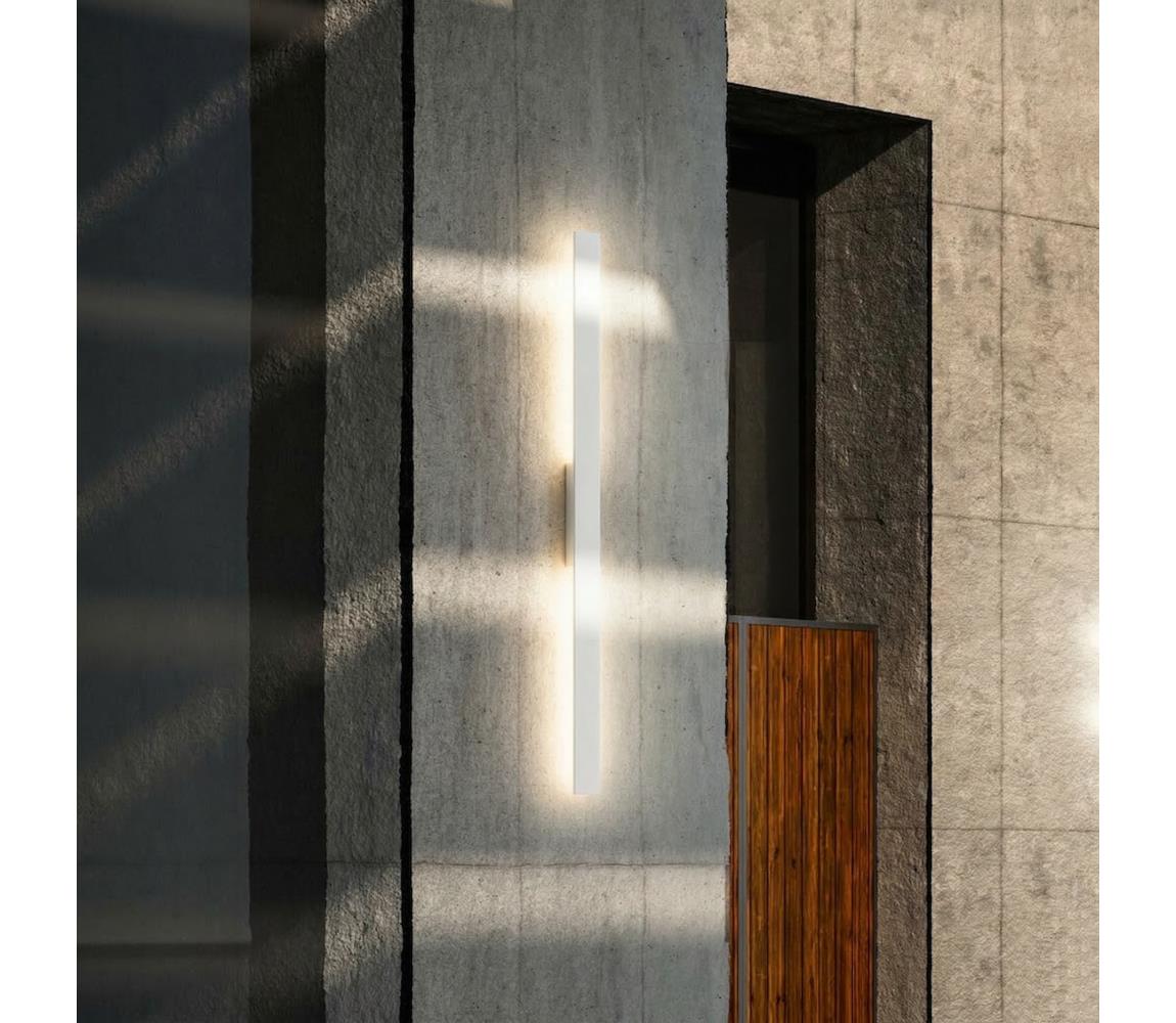 Ideal Lux - LED vonkajšie nástenné svietidlo LINEA LED/23W/230V CRI 90 144 cm IP54 biela 328584
