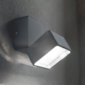 Ideal Lux - LED vonkajšie nástenné svietidlo OMEGA LED/7W/230V CRI 90 IP54 antracit