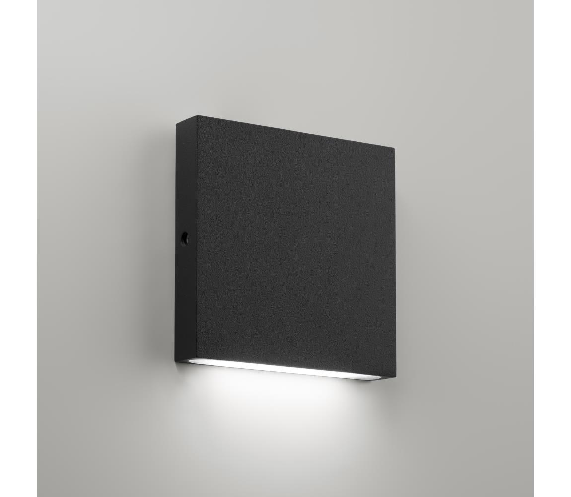 Ideal Lux - LED vonkajšie nástenné svietidlo POST-IT LED/3W/12V CRI 90 čierne 335919