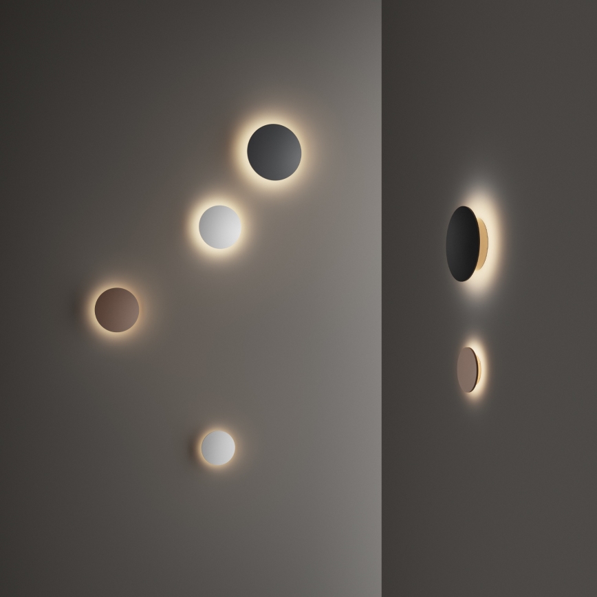 Ideal Lux - LED vonkajšie nástenné svietidlo PUNTO LED/12W/230V CRI 90, priemer 24 cm, IP54, hnedé