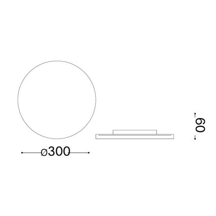 Ideal Lux - LED vonkajšie nástenné svietidlo PUNTO LED/16W/230V CRI 90 priemer 30 cm IP54 hnedé