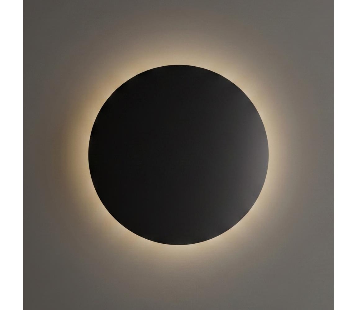 Ideal Lux - LED vonkajšie nástenné svietidlo PUNTO LED/16W/230V CRI priemer 30 cm IP54 čierne 328577