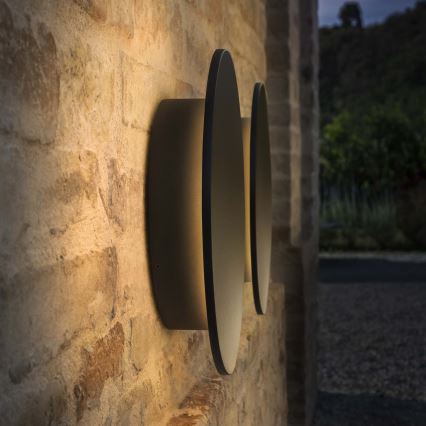 Ideal Lux - LED vonkajšie nástenné svietidlo PUNTO LED/16W/230V CRI 90 pr. 30 cm IP54 čierne