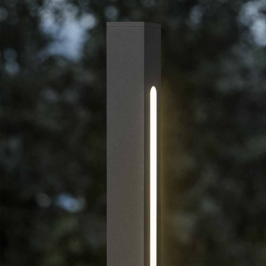 Ideal Lux - LED vonkajšie svietidlo JEDI LED/12W/230V 80 cm CRI 90 IP65 antracit