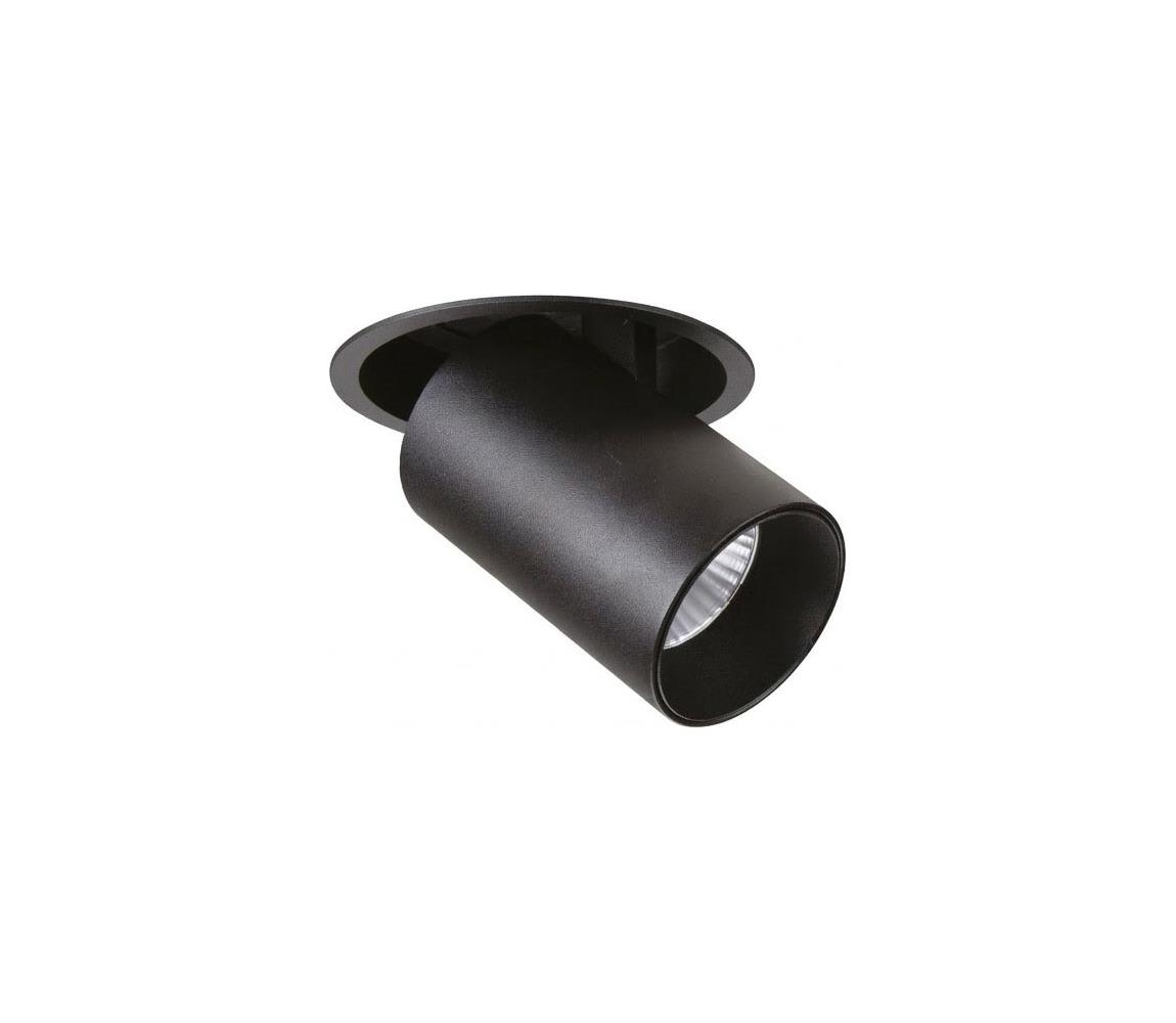 Ideal Lux - LED zapustené bodové svietidlo NOVA LED/12W/230V CRI 90 Ø 10 cm čierne 267920