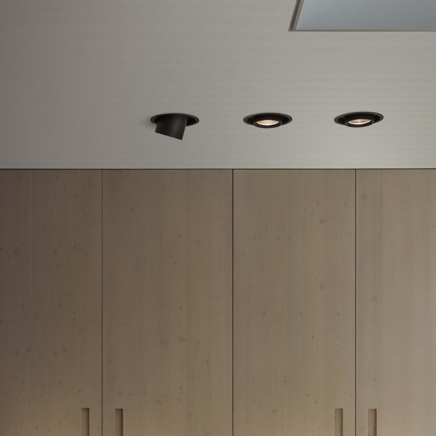 Ideal Lux - LED zapustené bodové svietidlo NOVA LED/12W/230V 4000K CRI 90 pr. 10 cm čierna