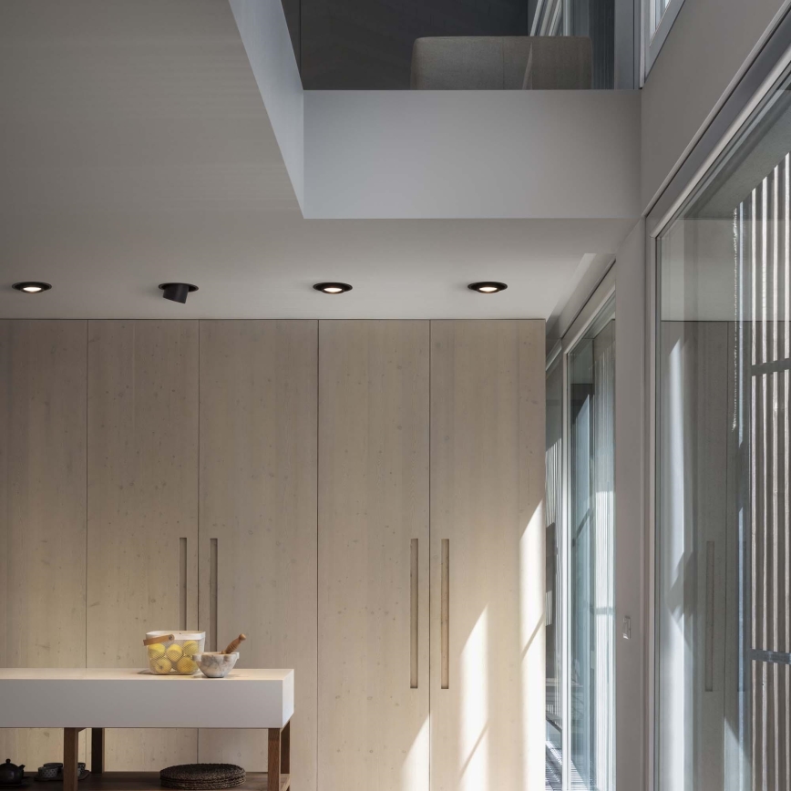 Ideal Lux - LED zapustené bodové svietidlo NOVA LED/12W/230V CRI 90 priemer 11 cm čierne